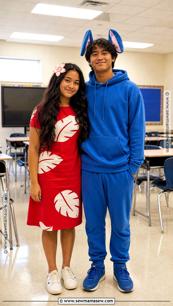 Lilo And Stitch Duo Costume - 30 Disney Dress Up Day School Ideas