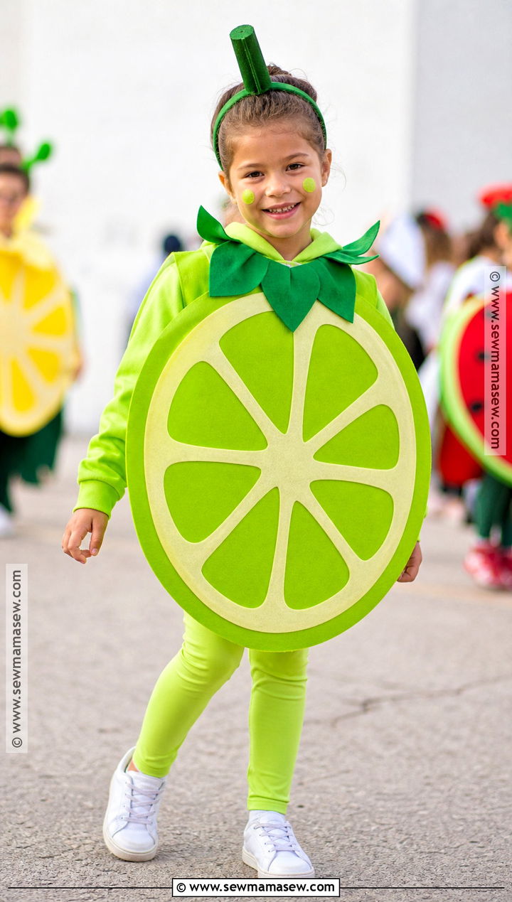 Lime Costume For Kids - 30 fruit costumes for kids