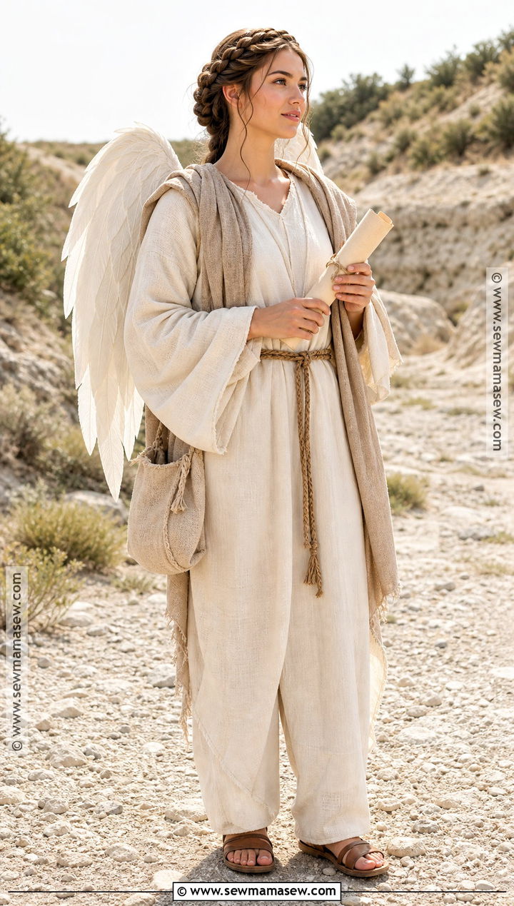 Linen Robe Biblical Angel Costume - 30 Biblical Angel Costume Ideas