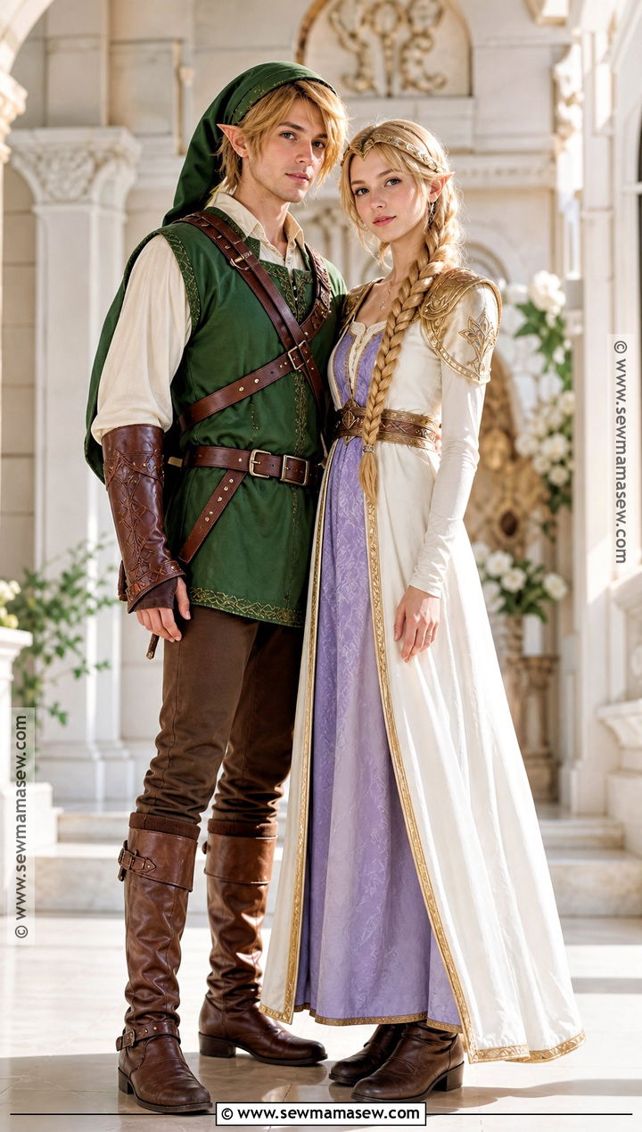 Link And Zelda Couple Costume - 50 couple halloween costumes