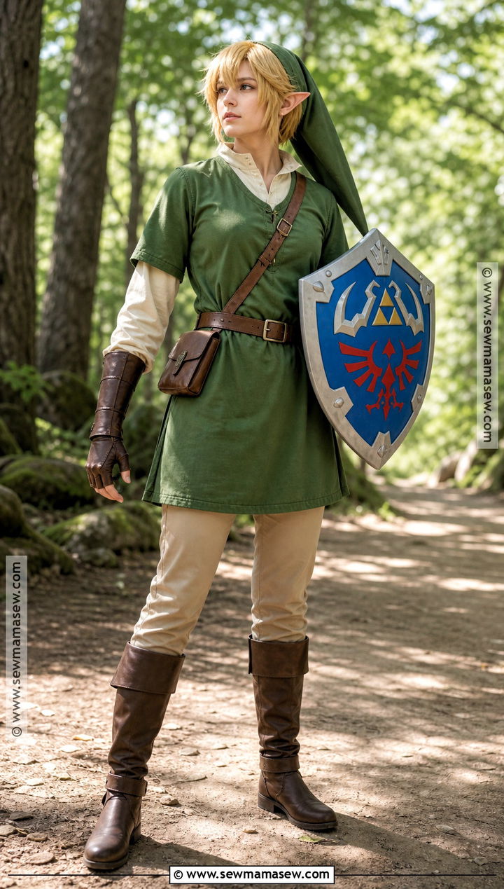Link Green Adventurer Costume - 35 green halloween costumes