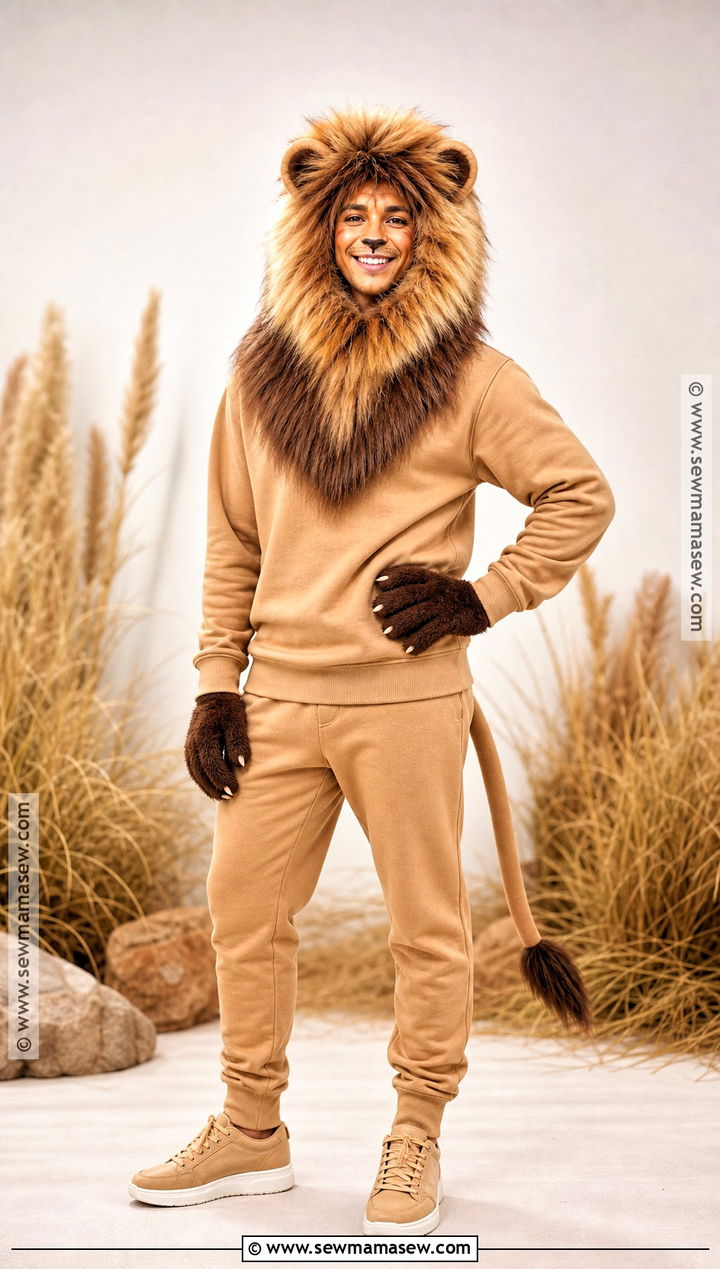 Lion Costume With Full Mane - 35 animal costume ideas