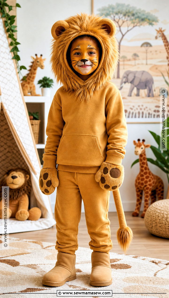 Lion Costume With Soft Mane - 30 best fancy dress costumes for kids