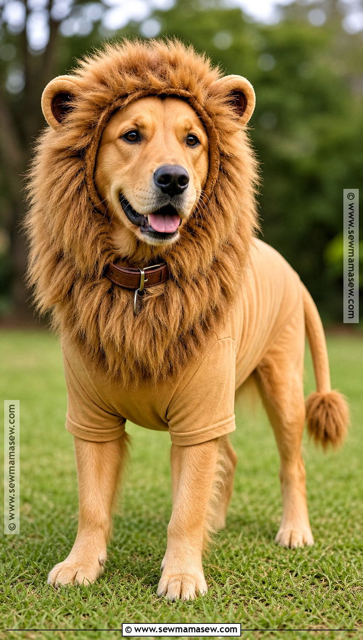Lion Dog Costume - 40 dog costume ideas
