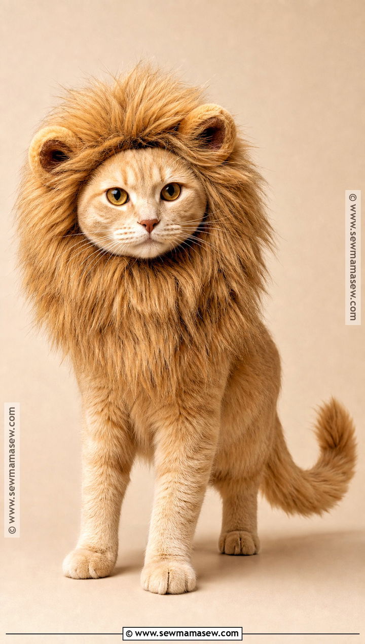 Lion Mane Cat Costume - 30 Halloween Costume Ideas for Cats