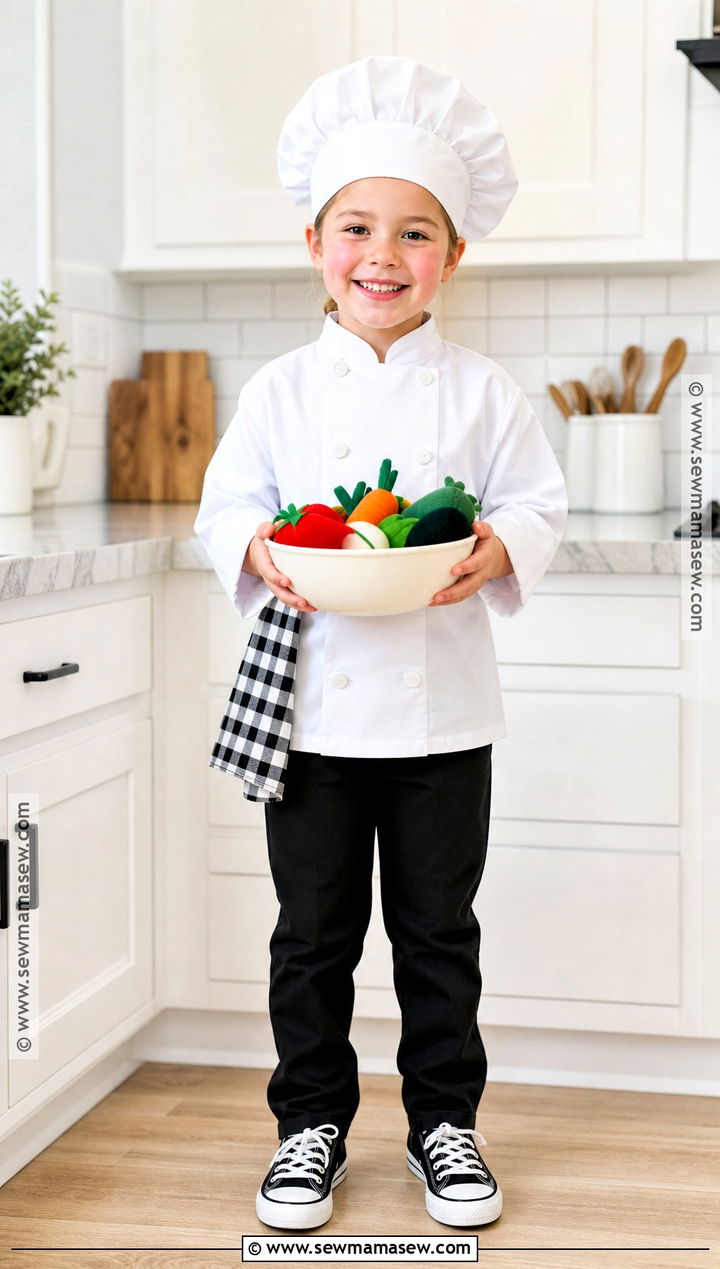 Little Chef Costume - 30 easy halloween costumes for kids