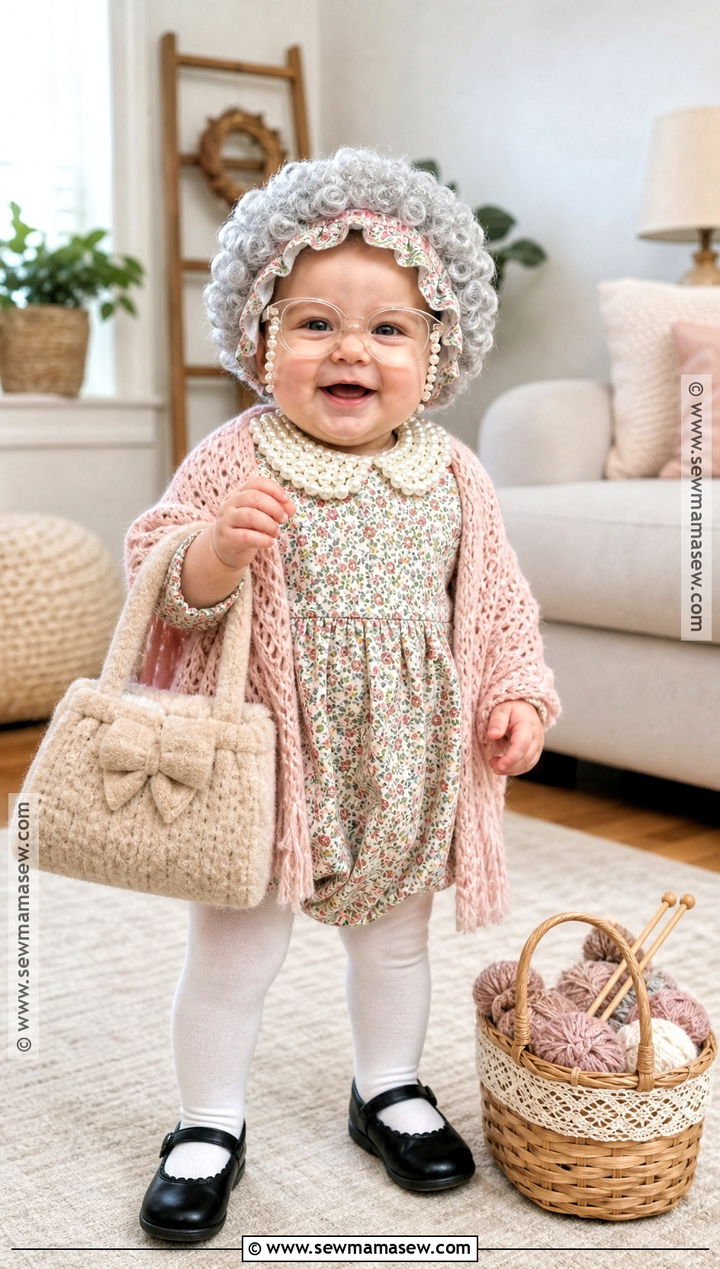 Little Grandma Baby Costume - 30 funny baby costumes