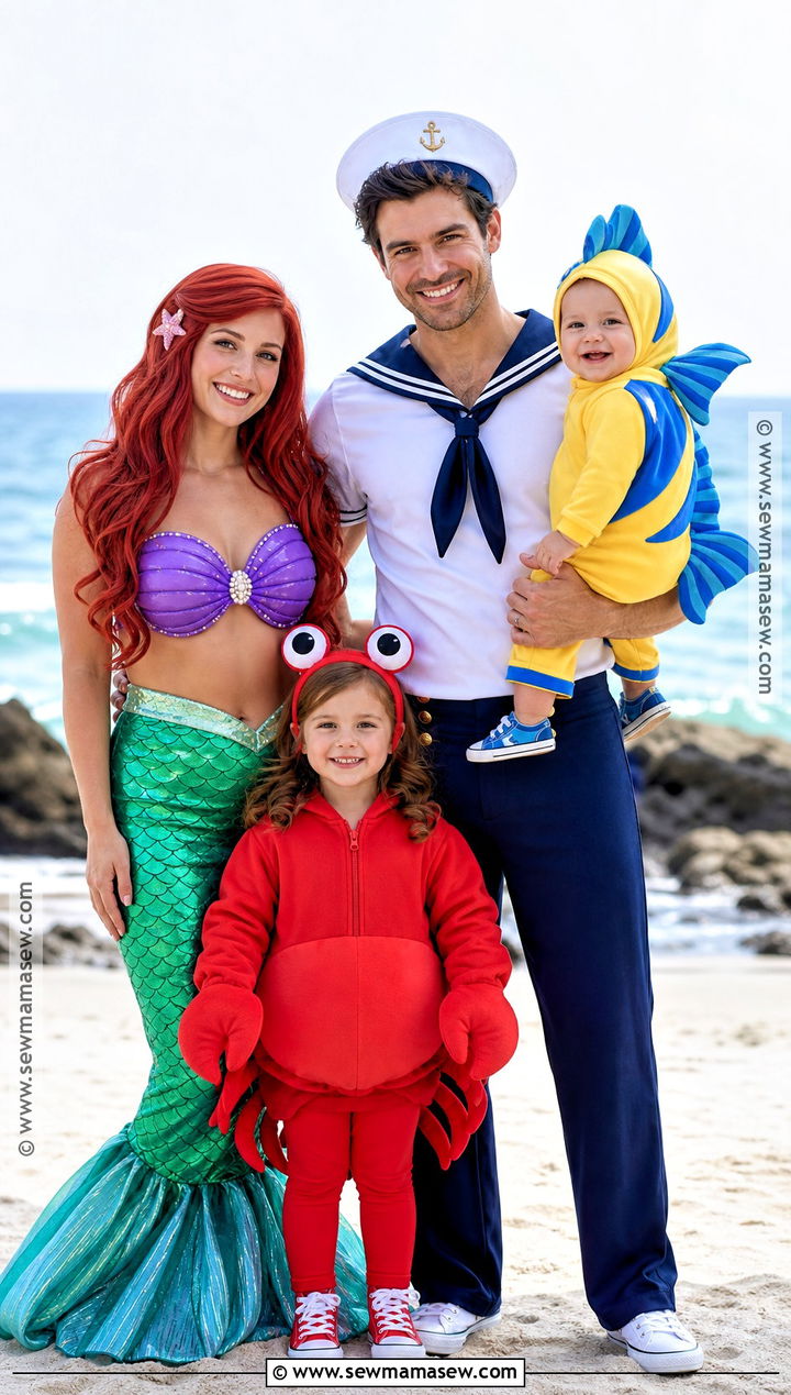 Little Mermaid Family Costume - 40 little mermaid costume ideas