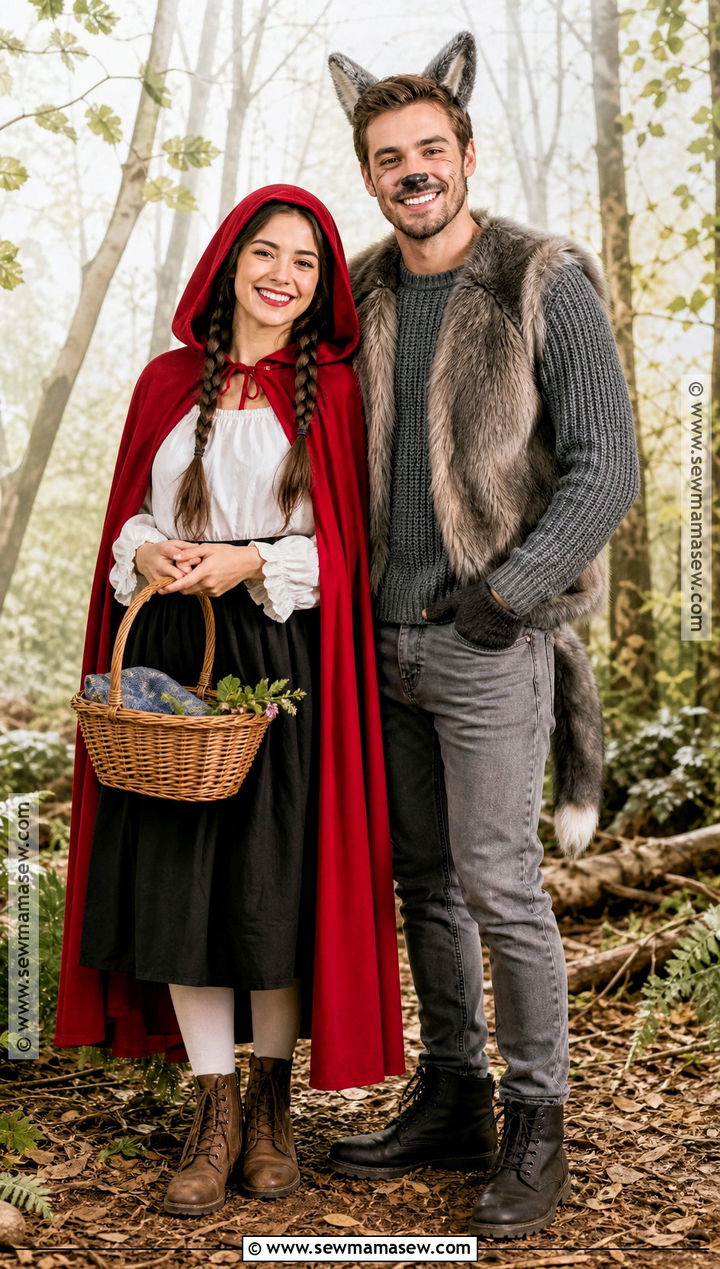 Little Red And Big Bad Wolf Couple Costume - 30 Little Red Costume Ideas