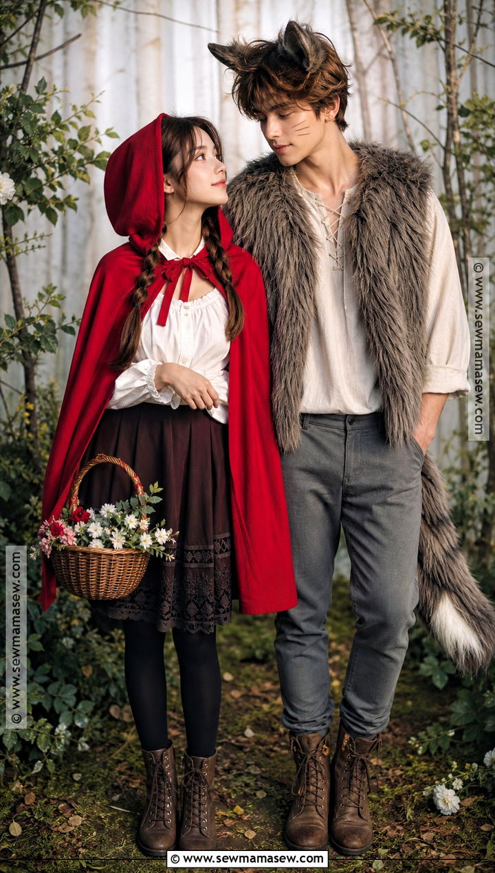 Little Red Riding Hood And Big Bad Wolf Costume - 35 matching couple costumes