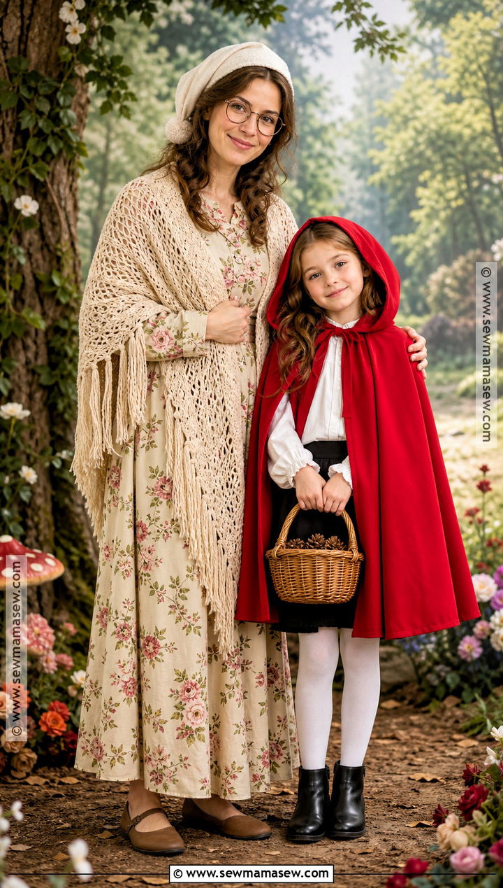 Little Red Riding Hood And Grandma Costumes - 30 mom and daughter costumes