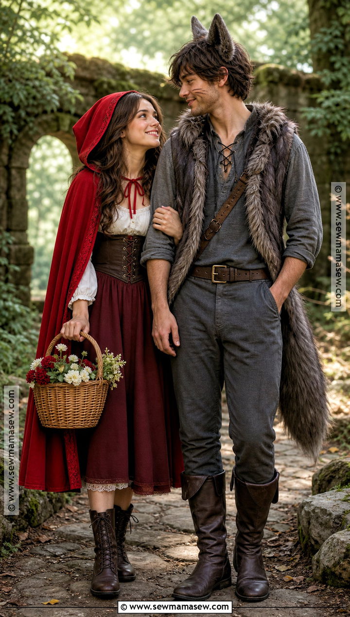 Little Red Riding Hood And Wolf Costume - 35 best halloween costumes for couples