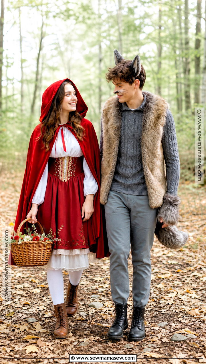 Little Red Riding Hood And Wolf Costume - 30 halloween costume ideas for duos