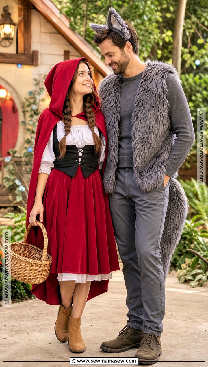 Little Red Riding Hood And Wolf Couple Costume - 40 couple costume ideas