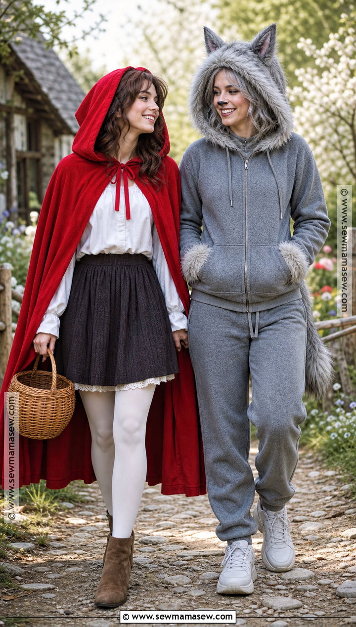 Little Red Riding Hood And Wolf Duo Costume - 30 costume duo ideas