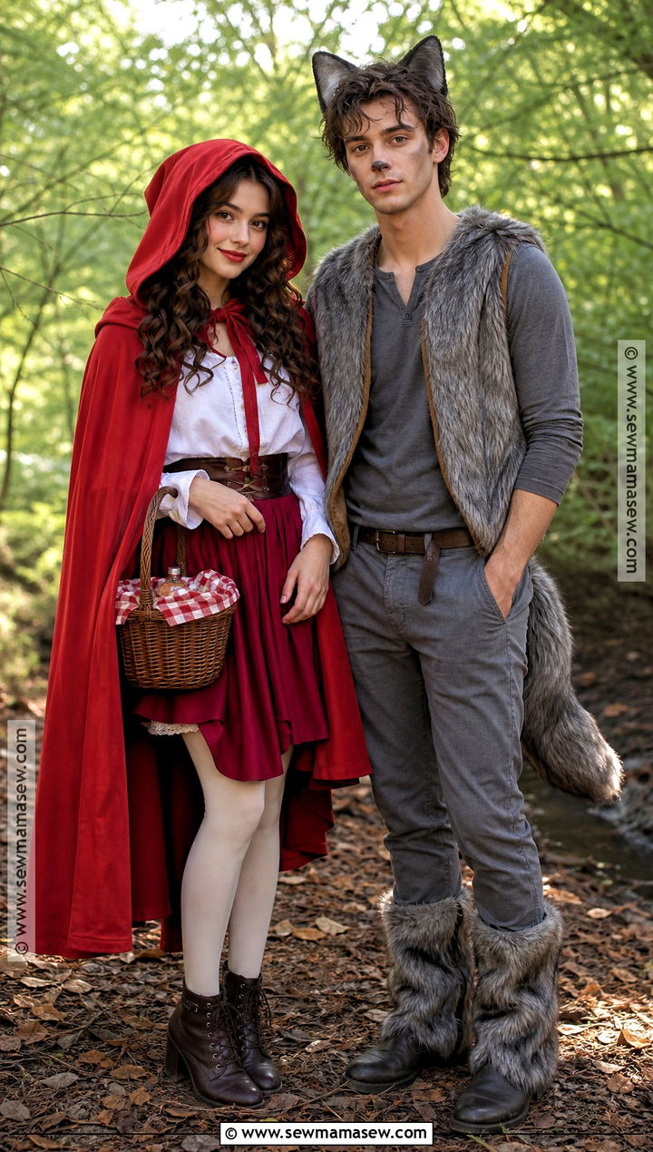 Little Red Riding Hood And Wolf Friend Costume - 40 costume ideas for 2 for friends