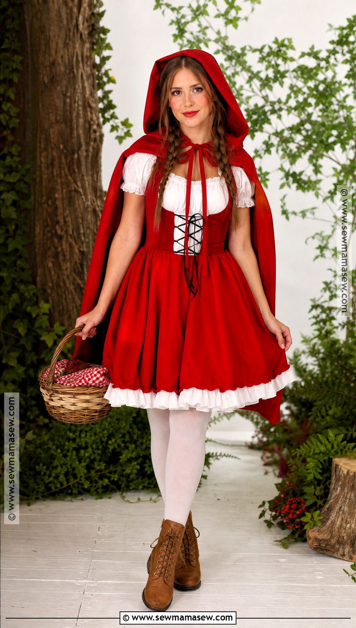 Little Red Riding Hood Costume - 30 red dress costume ideas