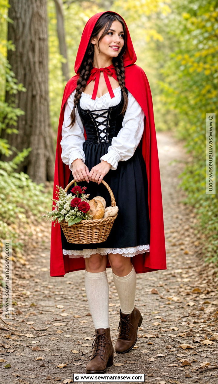 Little Red Riding Hood Costume - 30 Fairytale Characters Costumes