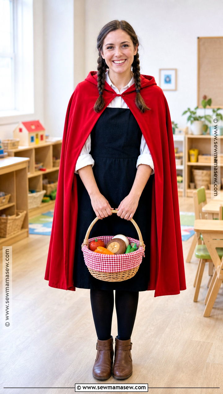 Little Red Riding Hood Costume - 30 preschool teacher halloween costumes