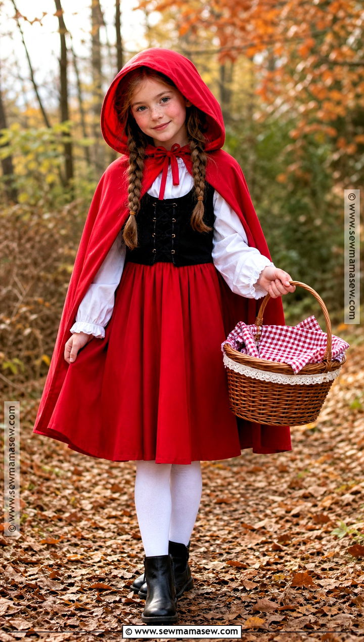 Little Red Riding Hood Costume For Girls - 45 girl halloween costumes