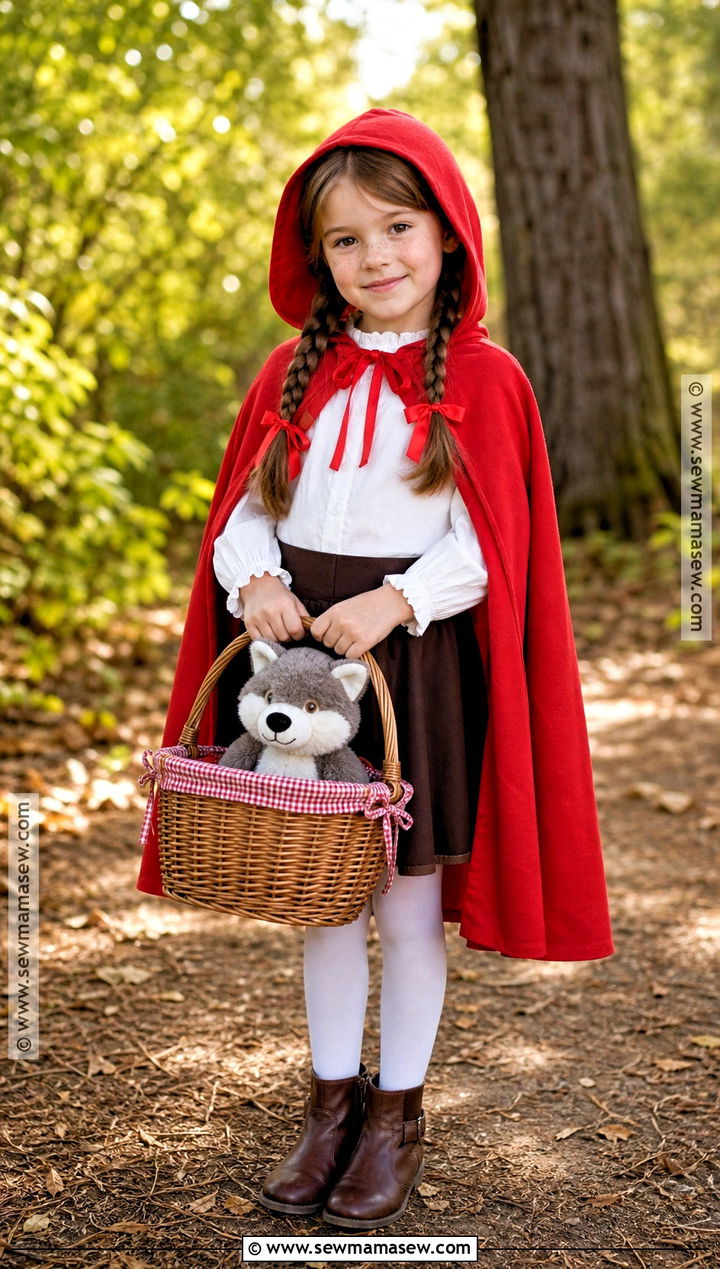 Little Red Riding Hood Costume For Girls - 30 girl halloween costumes for kids