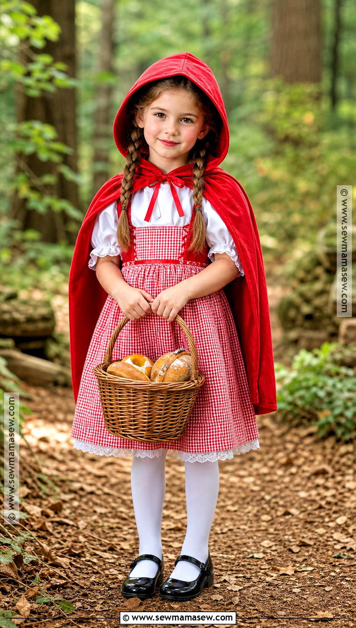 Little Red Riding Hood Costume With Basket - 30 story book costumes
