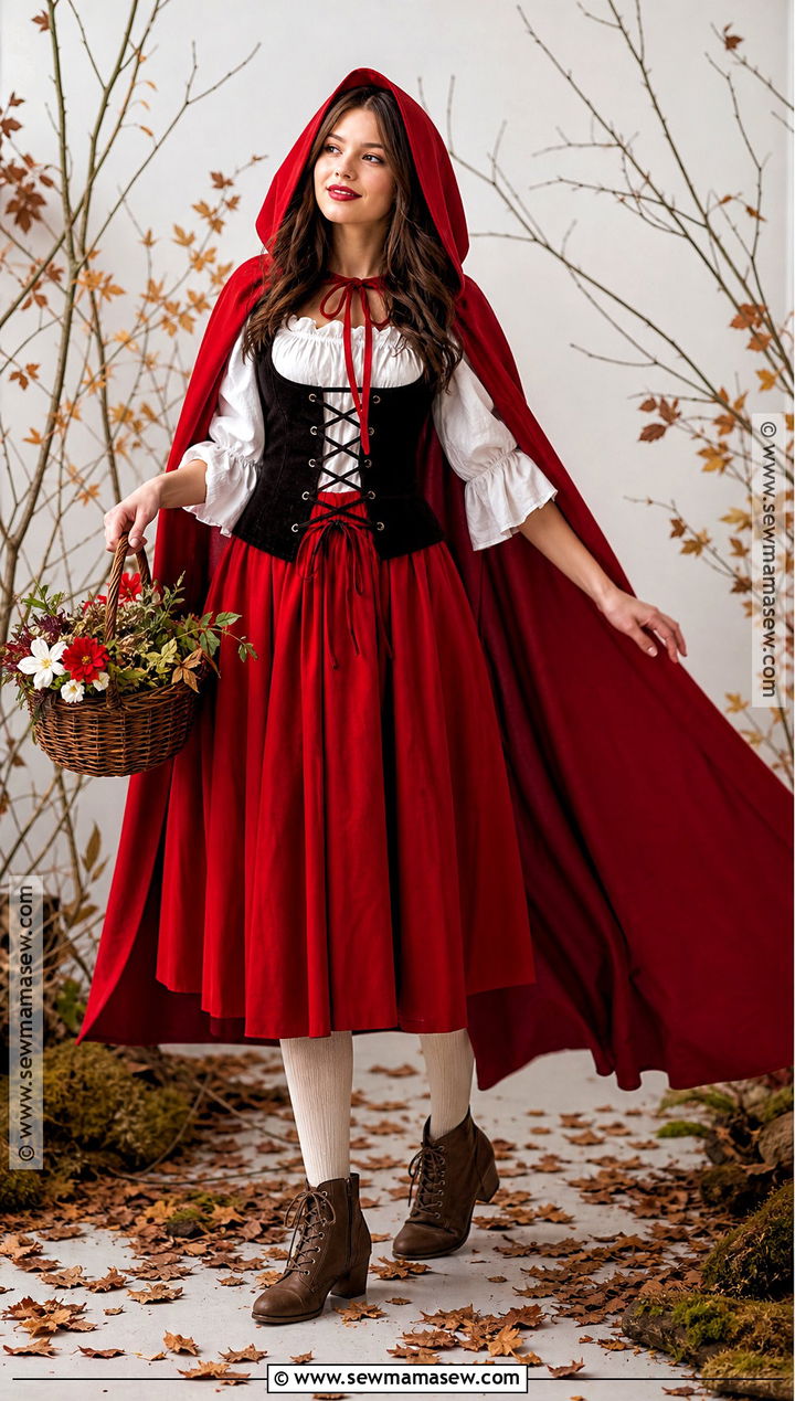 Little Red Riding Hood Costume With Cape - 50 cute halloween costumes