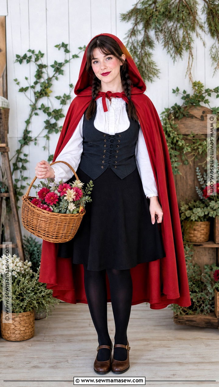 Little Red Riding Hood Costume With Cape - 35 costume ideas for women