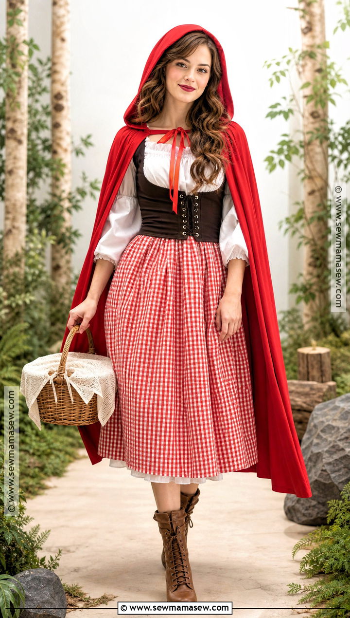 Little Red Riding Hood Costume With Cape - 35 halloween costumes one person