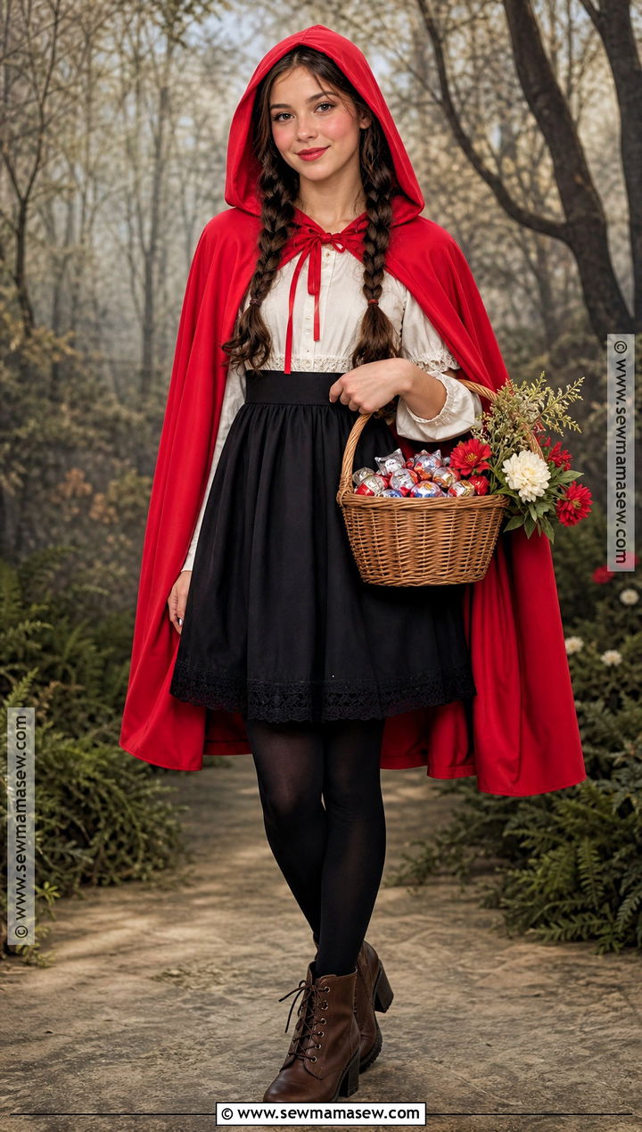 Little Red Riding Hood Costume With Cape - 35 halloween costumes teenage girl solo