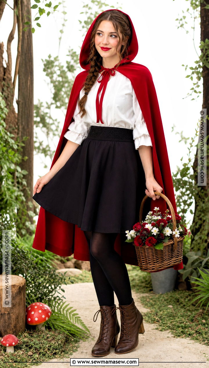 Little Red Riding Hood Costume With Cape - 35 woman halloween costumes