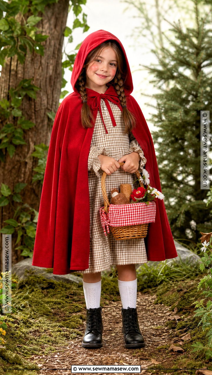 Little Red Riding Hood Costume With Cape - 30 book character dress up day ideas