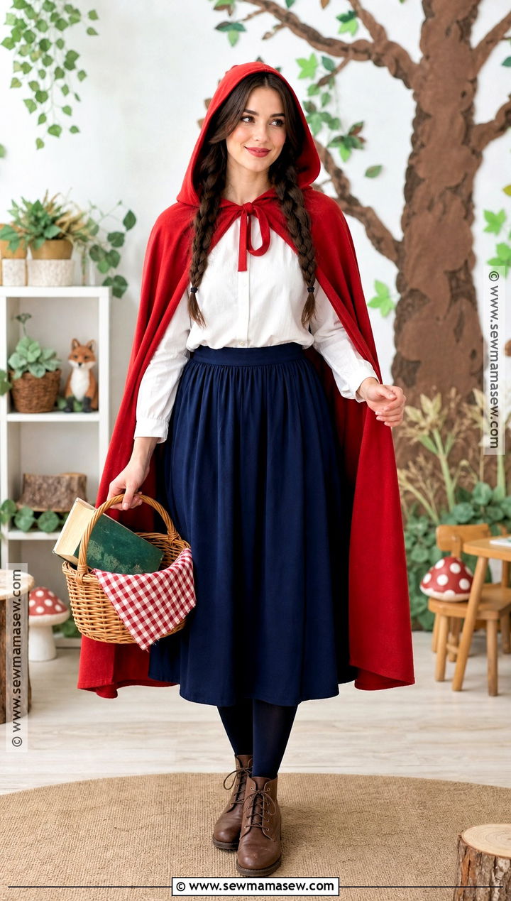 Little Red Riding Hood Costume With Red Cape - 40 world book day costumes for teachers