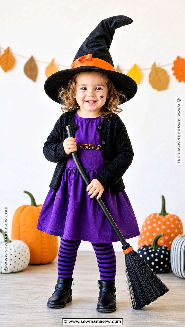 Little Witch Toddler Costume - 30 halloween toddler costumes