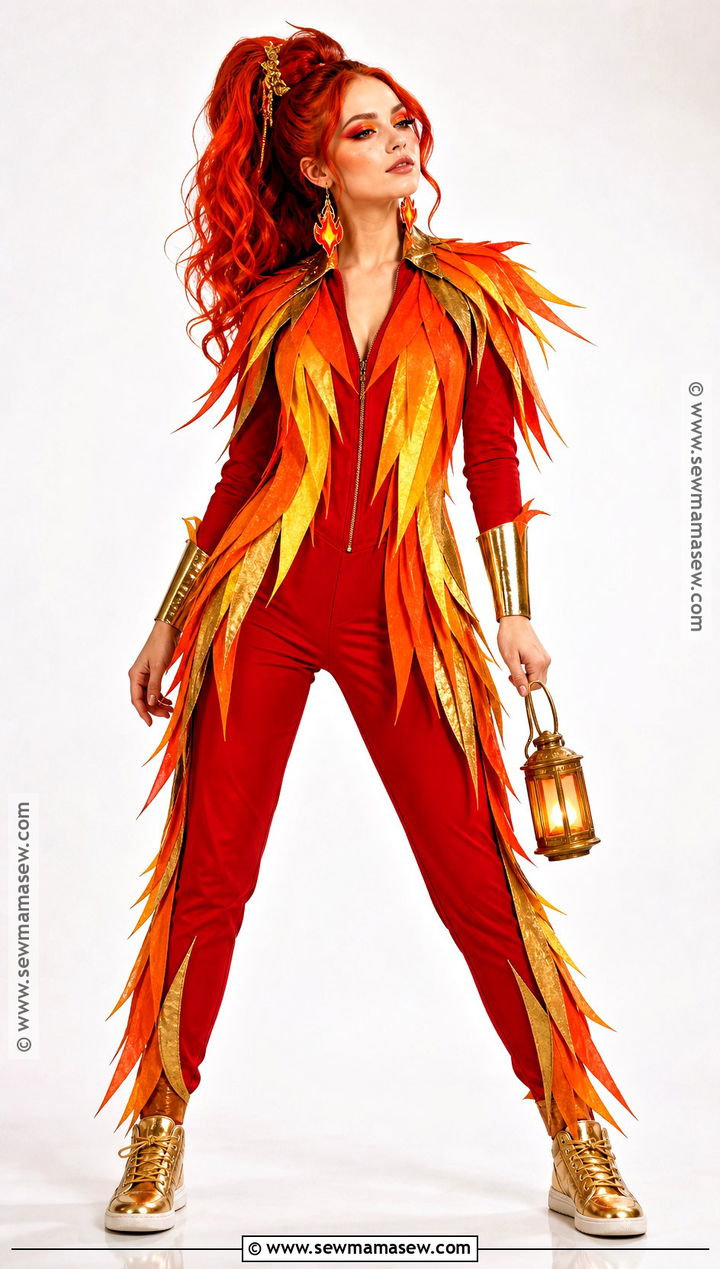 Living Flame Costume - 30 halloween costumes for redheads