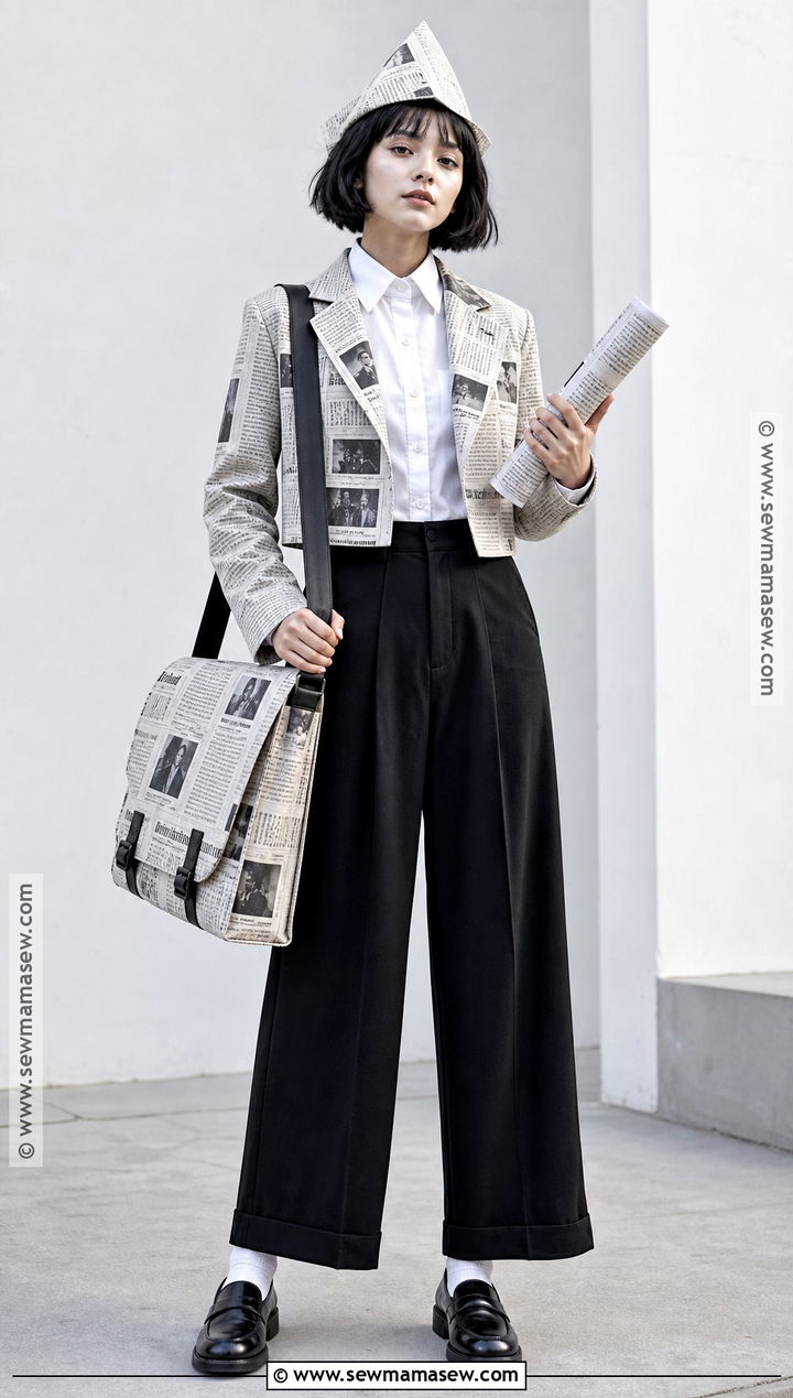 Living Newspaper Costume - 45 nun costume ideas