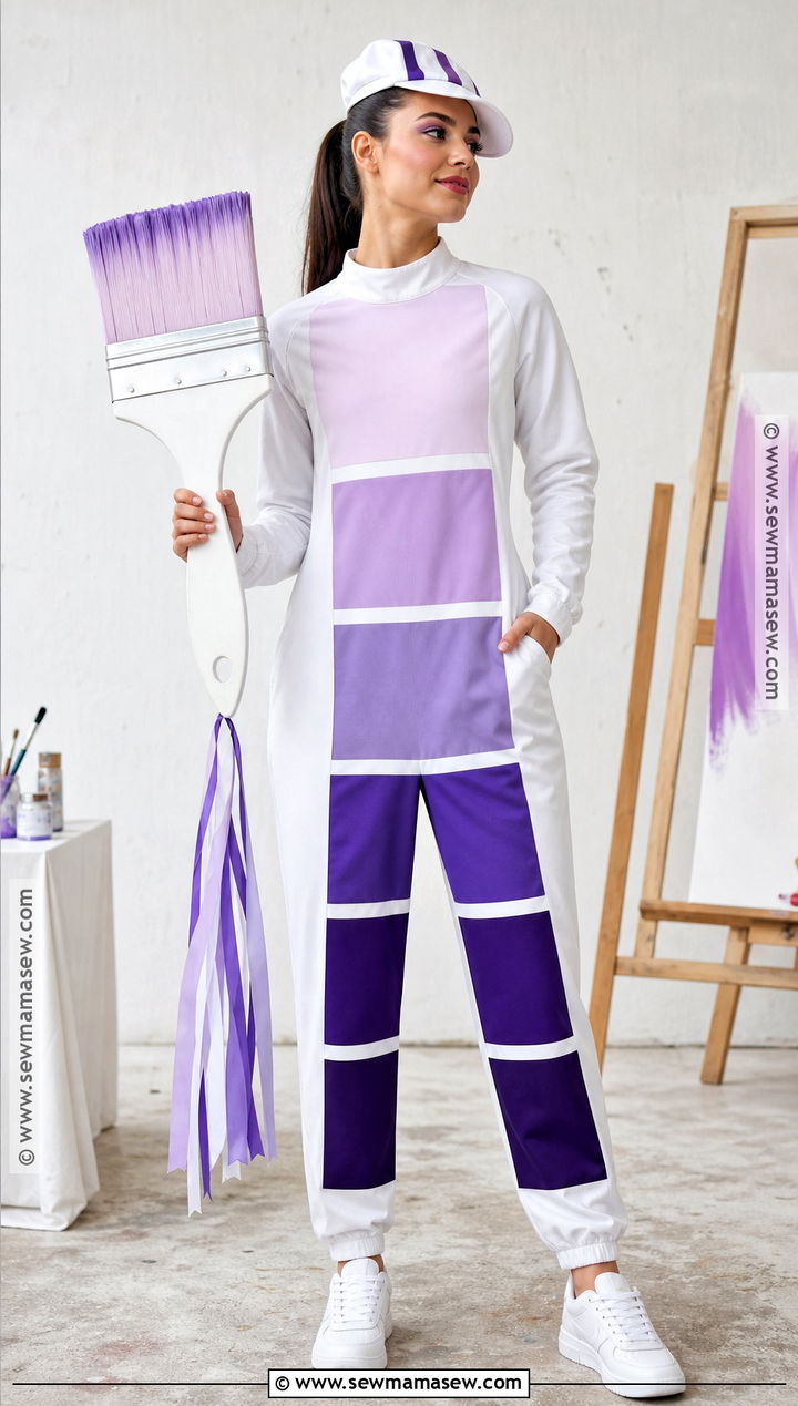 Living Paint Swatch Costume - 30 original halloween costumes for women