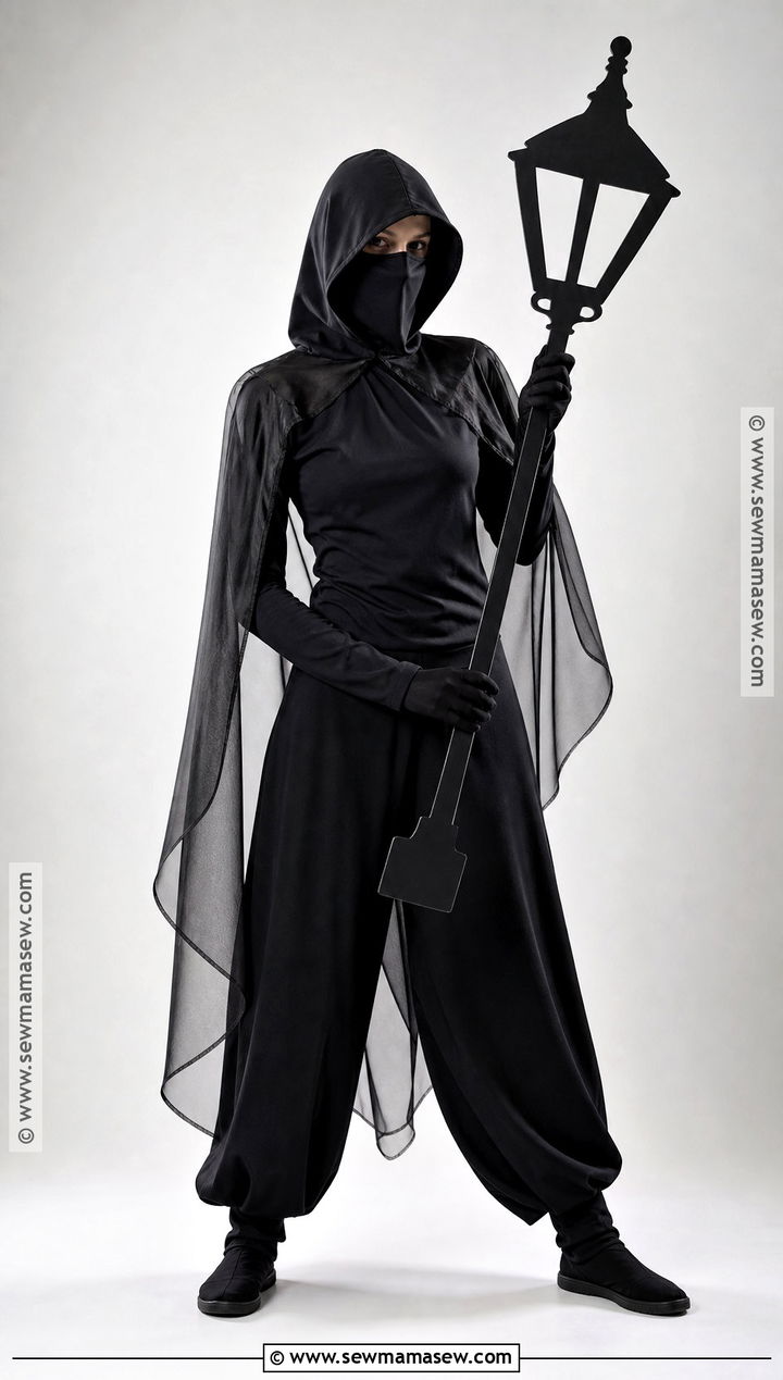 Living Shadow Costume - 35 black costume ideas