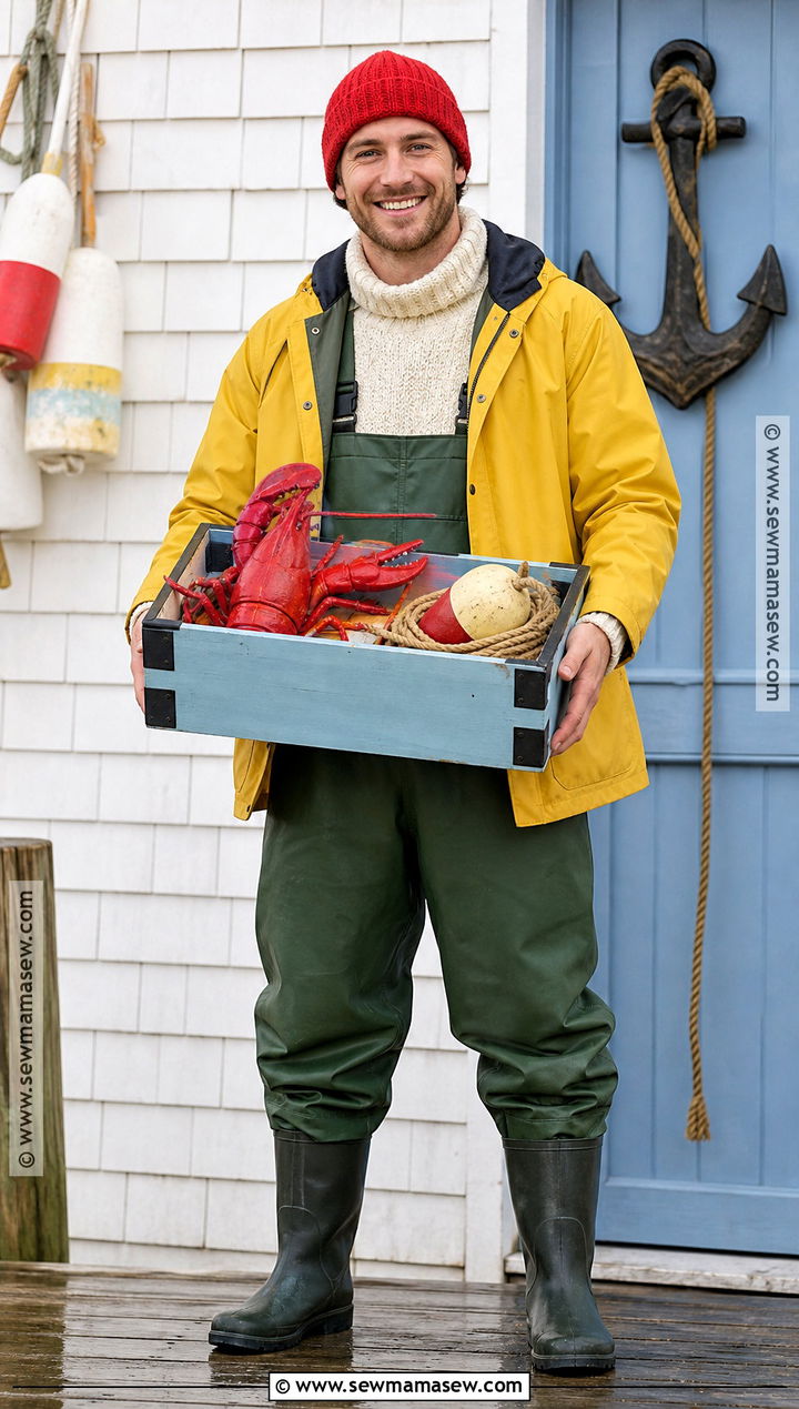 Lobster Fisherman Costume - 35 Fisherman Costume Ideas