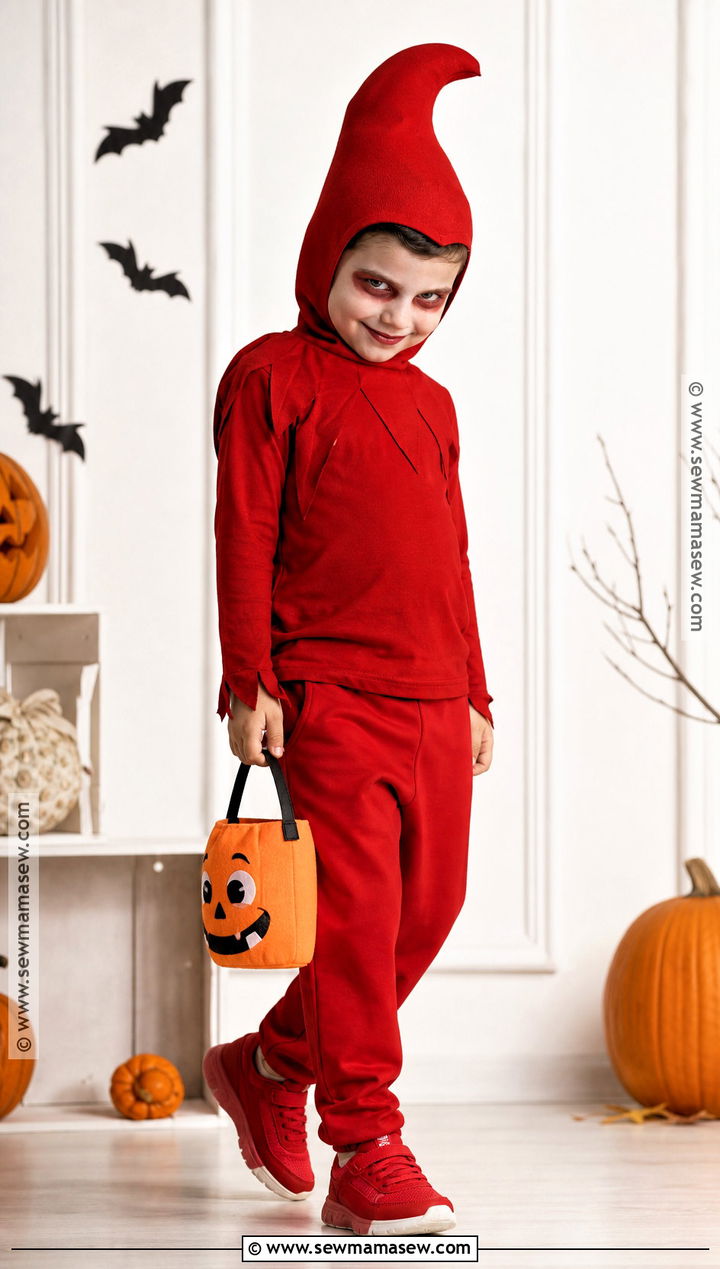 Lock Red Devil Costume - 35 tim burton costumes