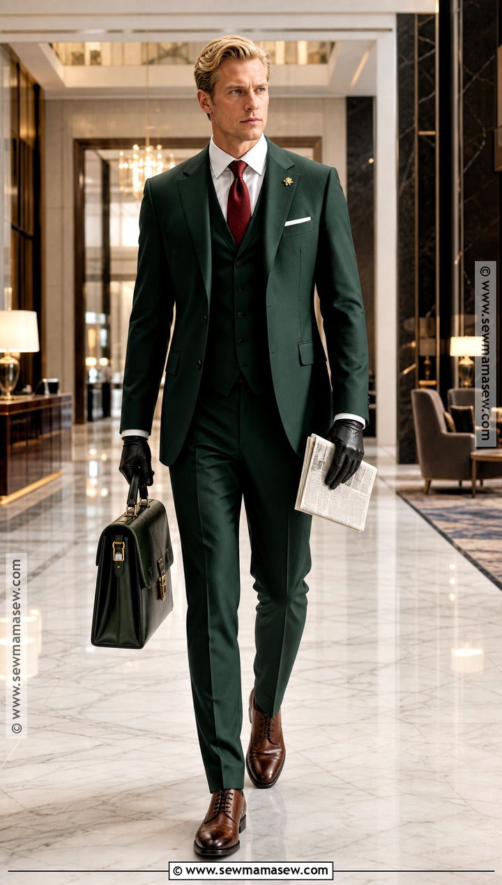 Loid Forger Cosplay With Green Suit - 40 anime cosplay outfits