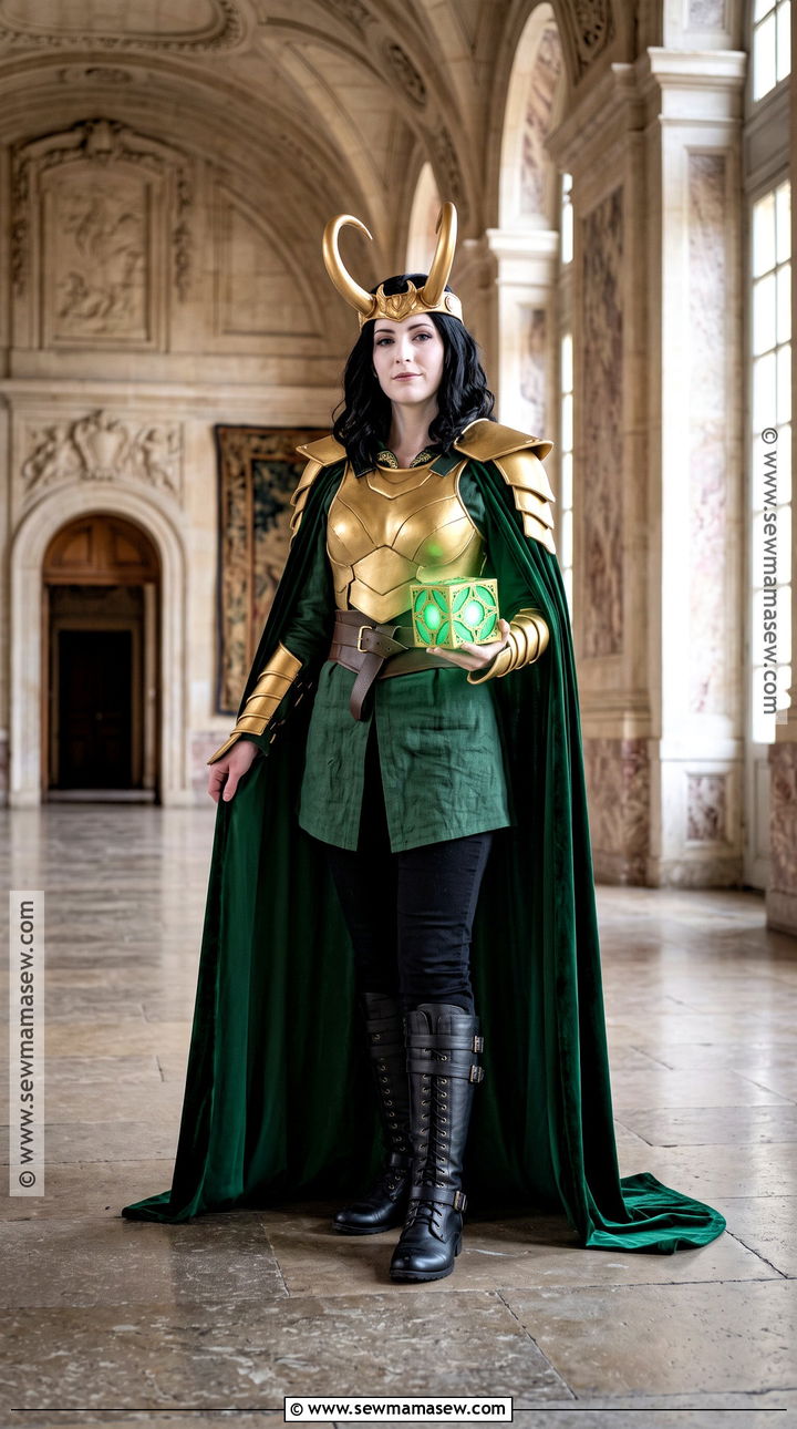 Loki Cosplay With Green And Gold Suit - 35 marvel cosplay ideas