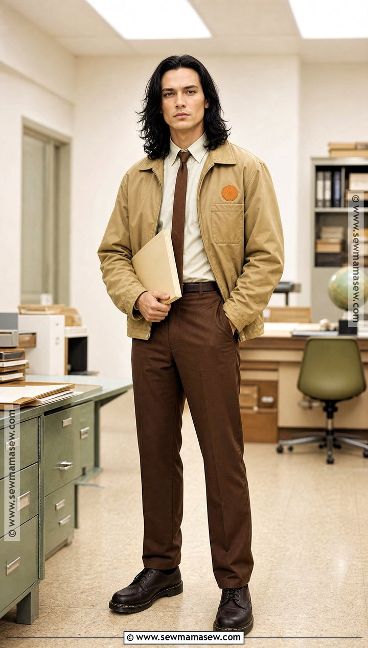 Loki TVA Cosplay With Brown Office Jacket - 35 simple cosplay ideas