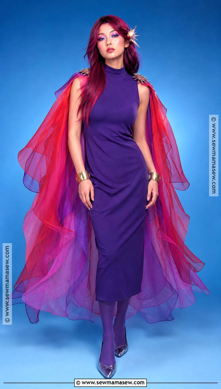 Lola Costume With Purple Fin Cape - 30 lola from shark tale costume ideas