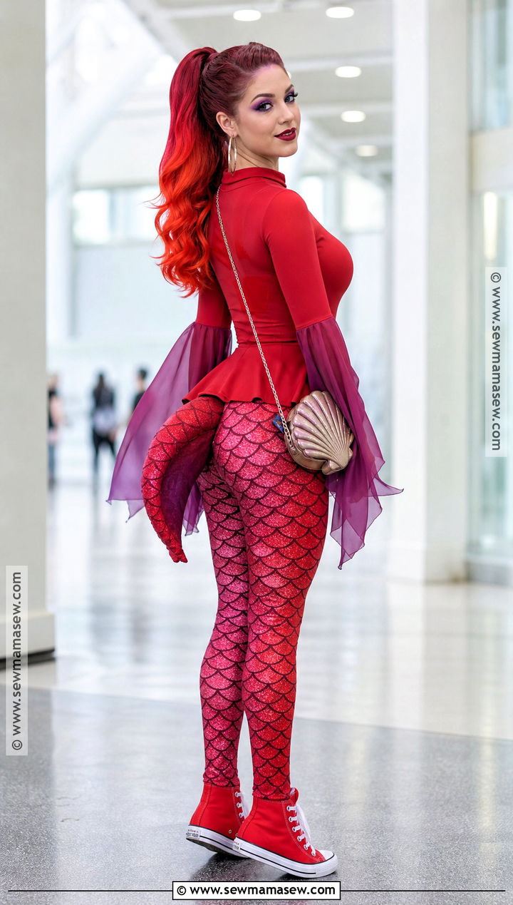 Lola Shark Tale Costume With Scale Leggings - 35 lola shark tale costume ideas