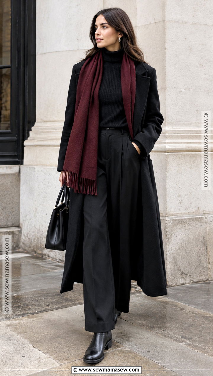 London All Black Outfit for November - 20 London In November Outfits