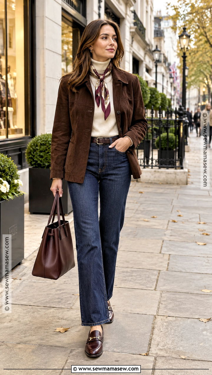 London Fall Suede Jacket Outfit - 25 london fall outfits