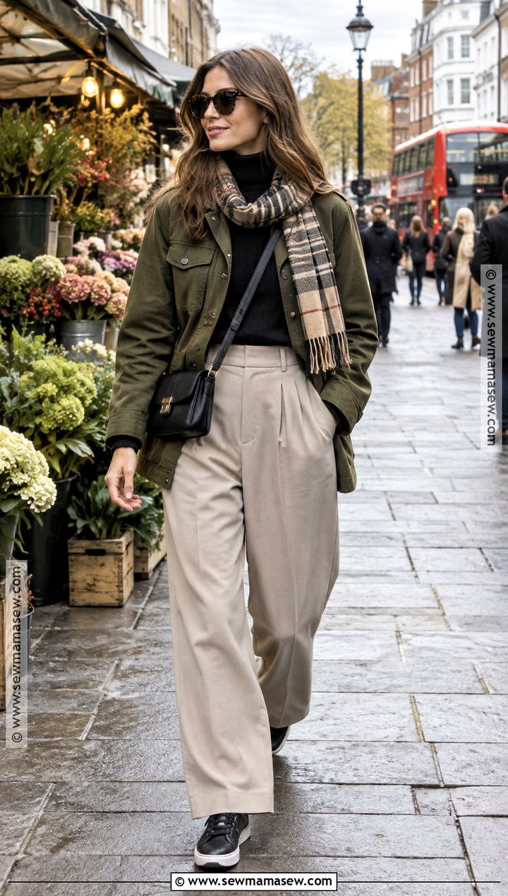 London Fall Utility Jacket Outfit - 15 Fall Outfits London 2026