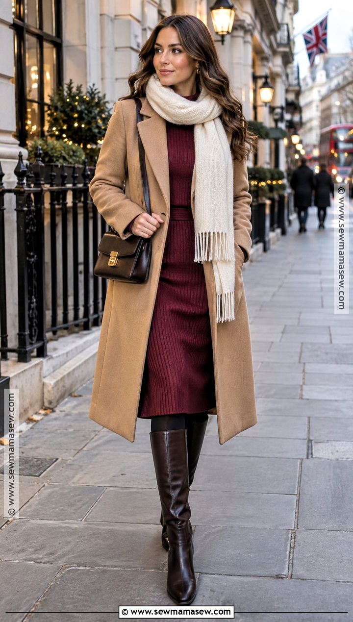 London November Sweater Dress Outfit - 20 london november outfit ideas