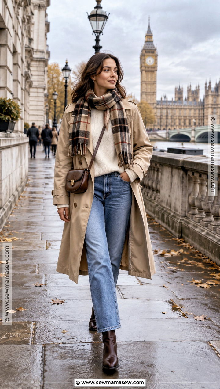 London November Trench Coat Outfit - 20 London In November Outfits